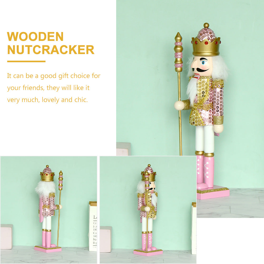 Small Wooden Nutcracker Doll Decor H11115