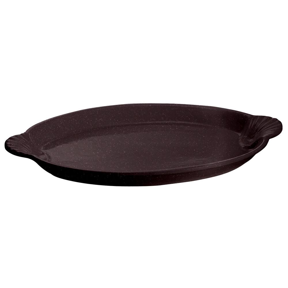 Sand Cast Aluminum Oval Shell Platter I4475