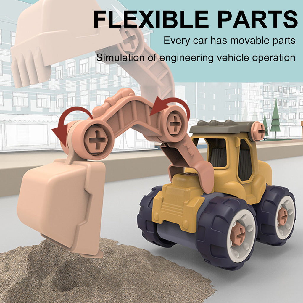 DIY Nut Building Construction Toy Excavator O27108