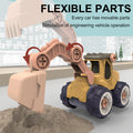 DIY Nut Building Construction Toy Excavator O27108