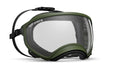 Army Green Dog Goggles with 2 Clear Lenses P1208
