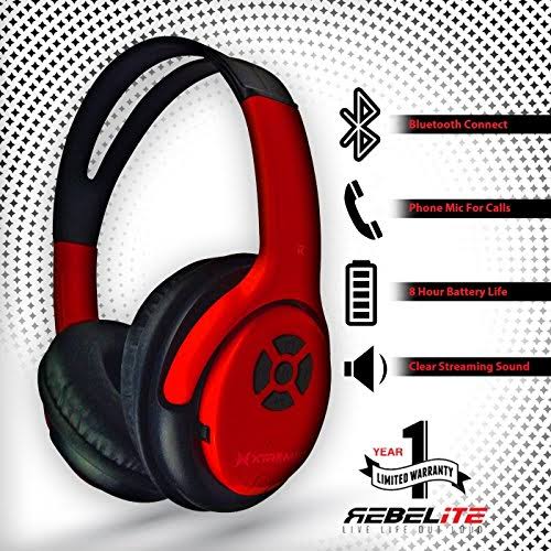 Red Bluetooth Headphones U21821