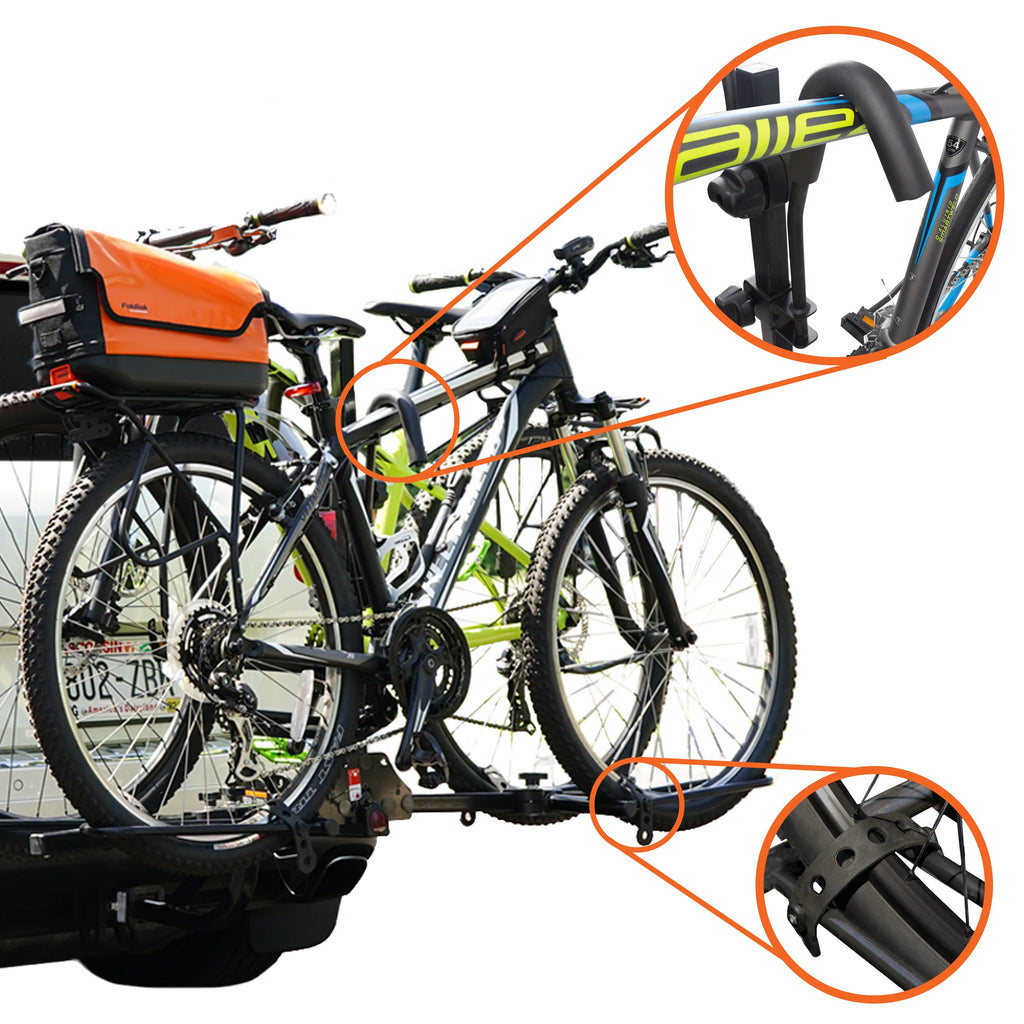 2-Bike Rack Hitch Mount Bicycle Platform Carrier Max 70LBS N662