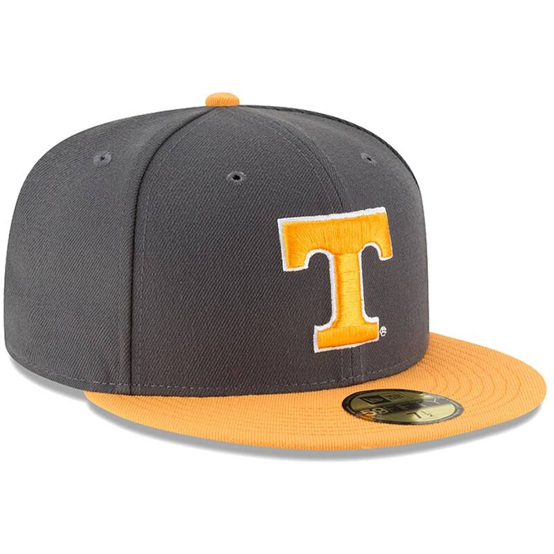 Gray Tennessee Volunteers NCAA Fitted Hat I49116