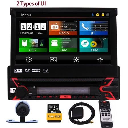 Single DIN 7 inch Touch Screen Car Stereo with Bluetooth L1278