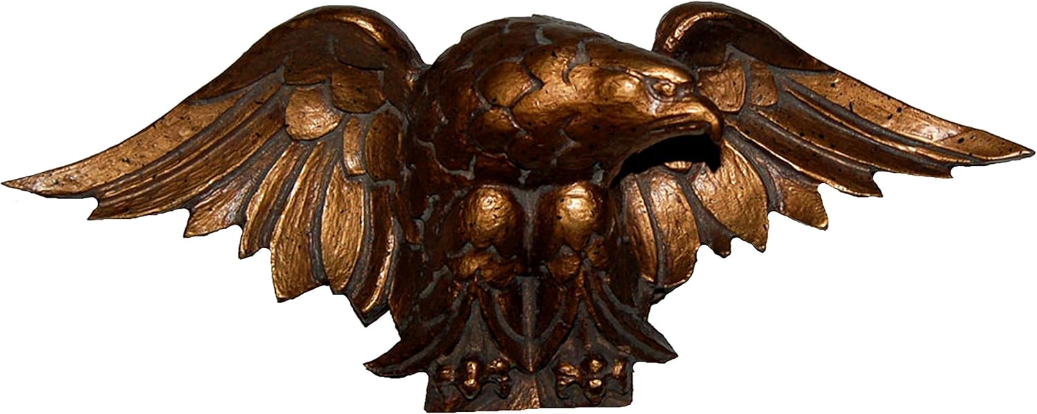 Bronze Eagle Carving Convex Mirror P99231
