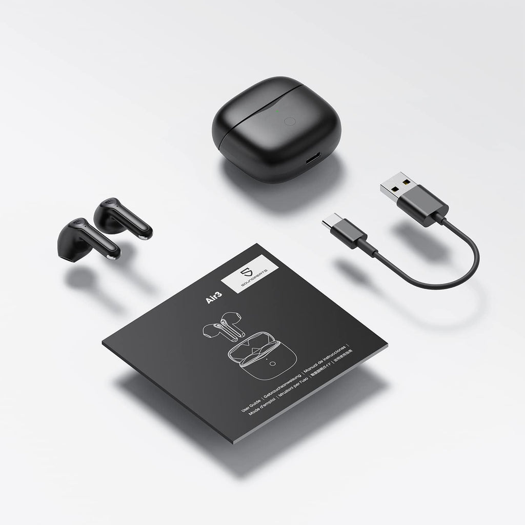 Wireless Earbuds with 14.2mm Driver, Bluetooth V5.2, Four Mic, Game Mode, 17.5 Hrs Q57867