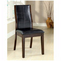 Set of 2 Dark Oak Side Chair W2948