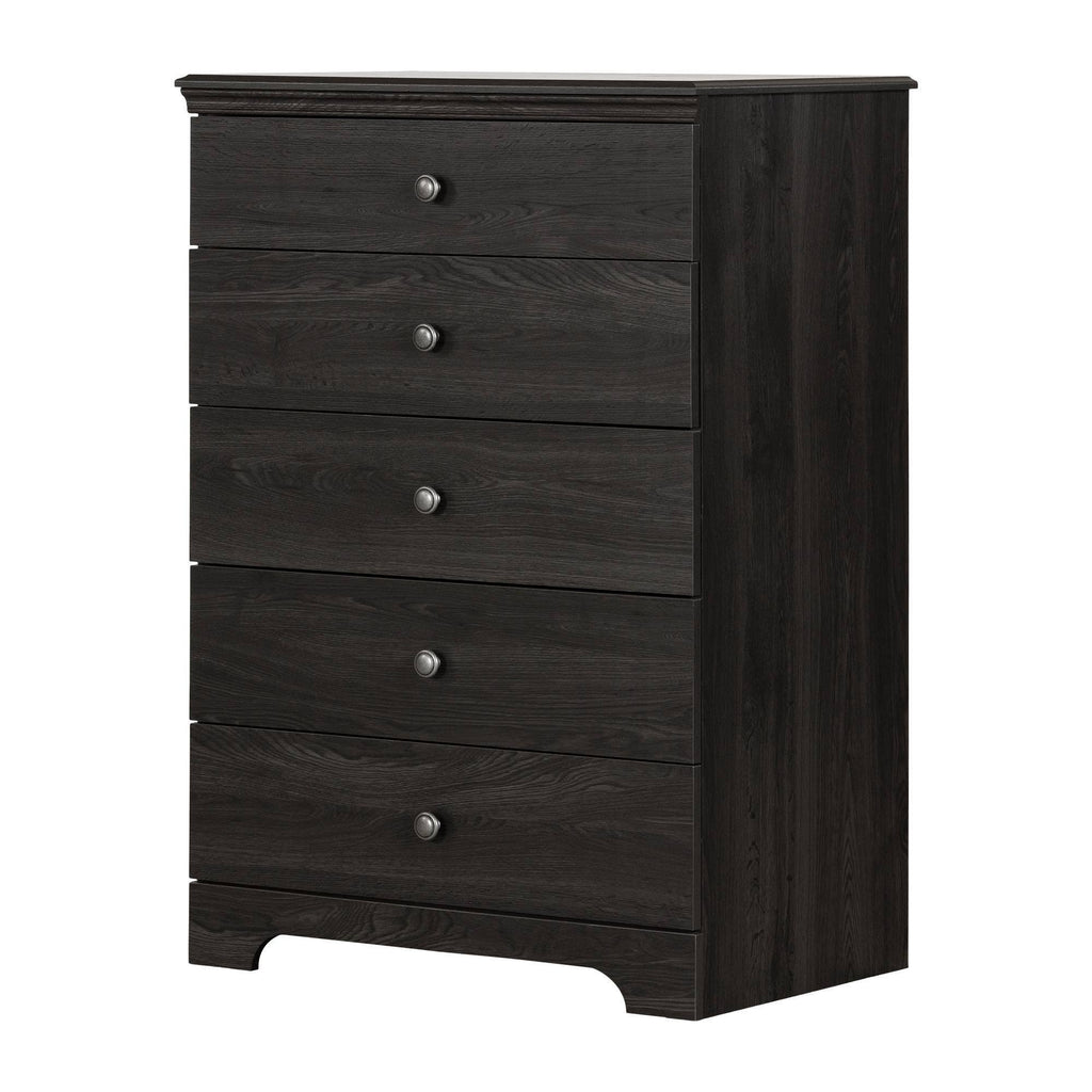 Gray Oak 5 - Drawer Chest D499158