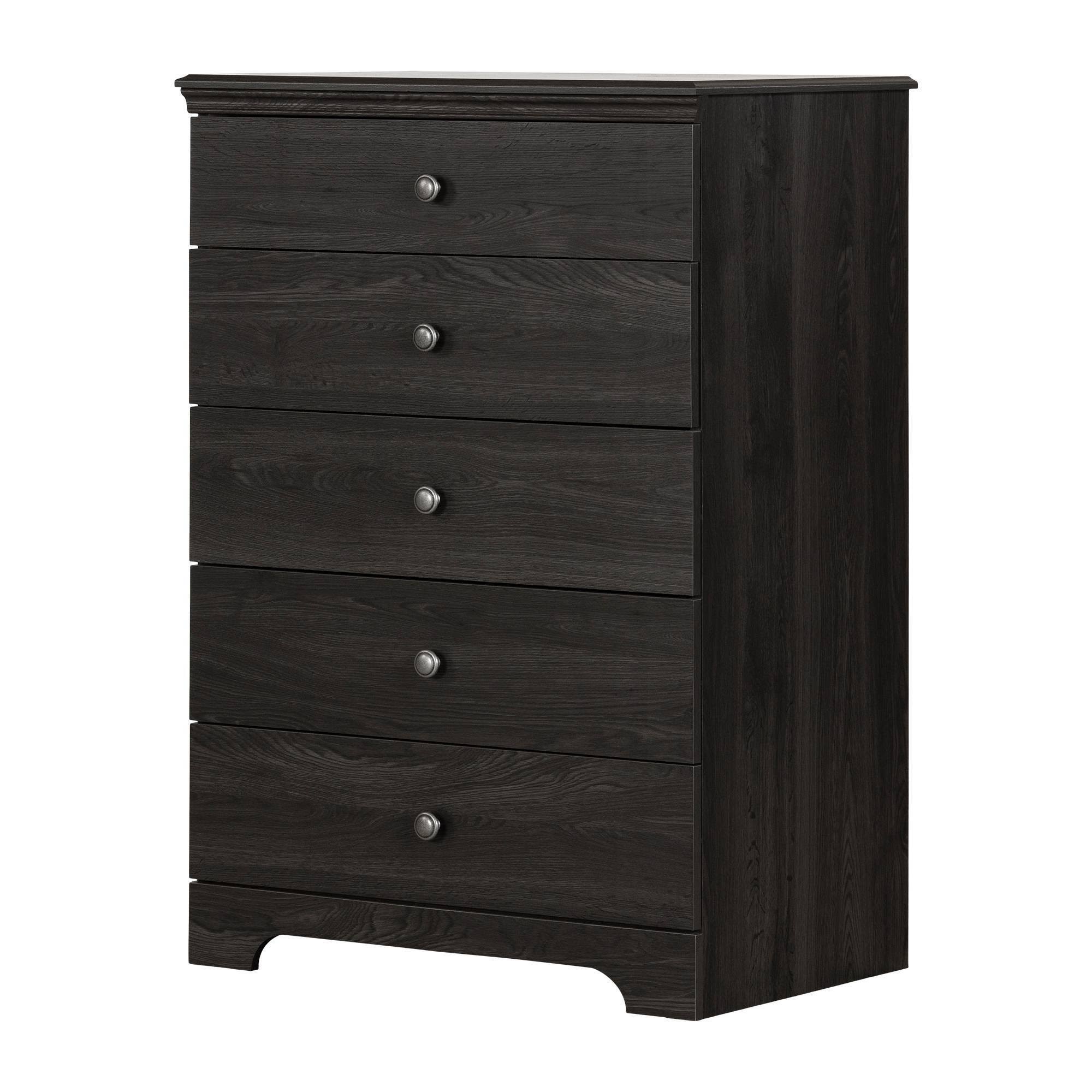 Gray Oak 5 - Drawer Chest D499158