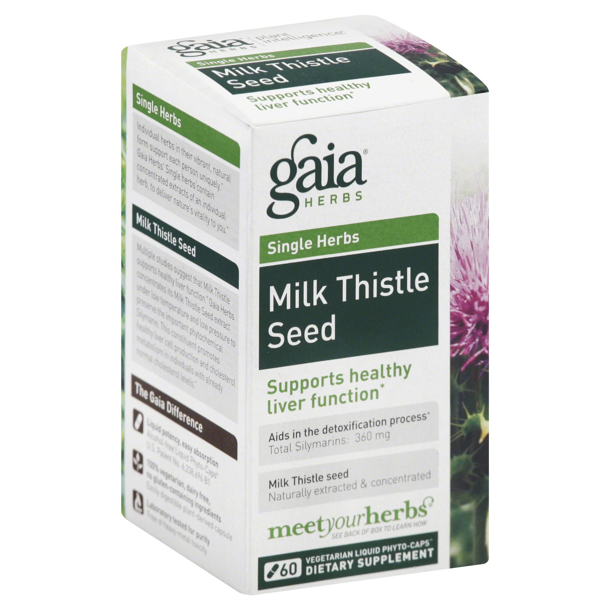 Milk Thistle Seed Liquid Phyto-Caps - 60 phyto-caps V56862