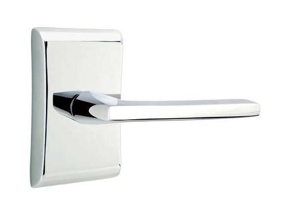 Polished Chrome Privacy Lever Set Y493