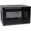 6U Wall-Mount Rack Enclosure Cabinet, 19 in, Black U42371