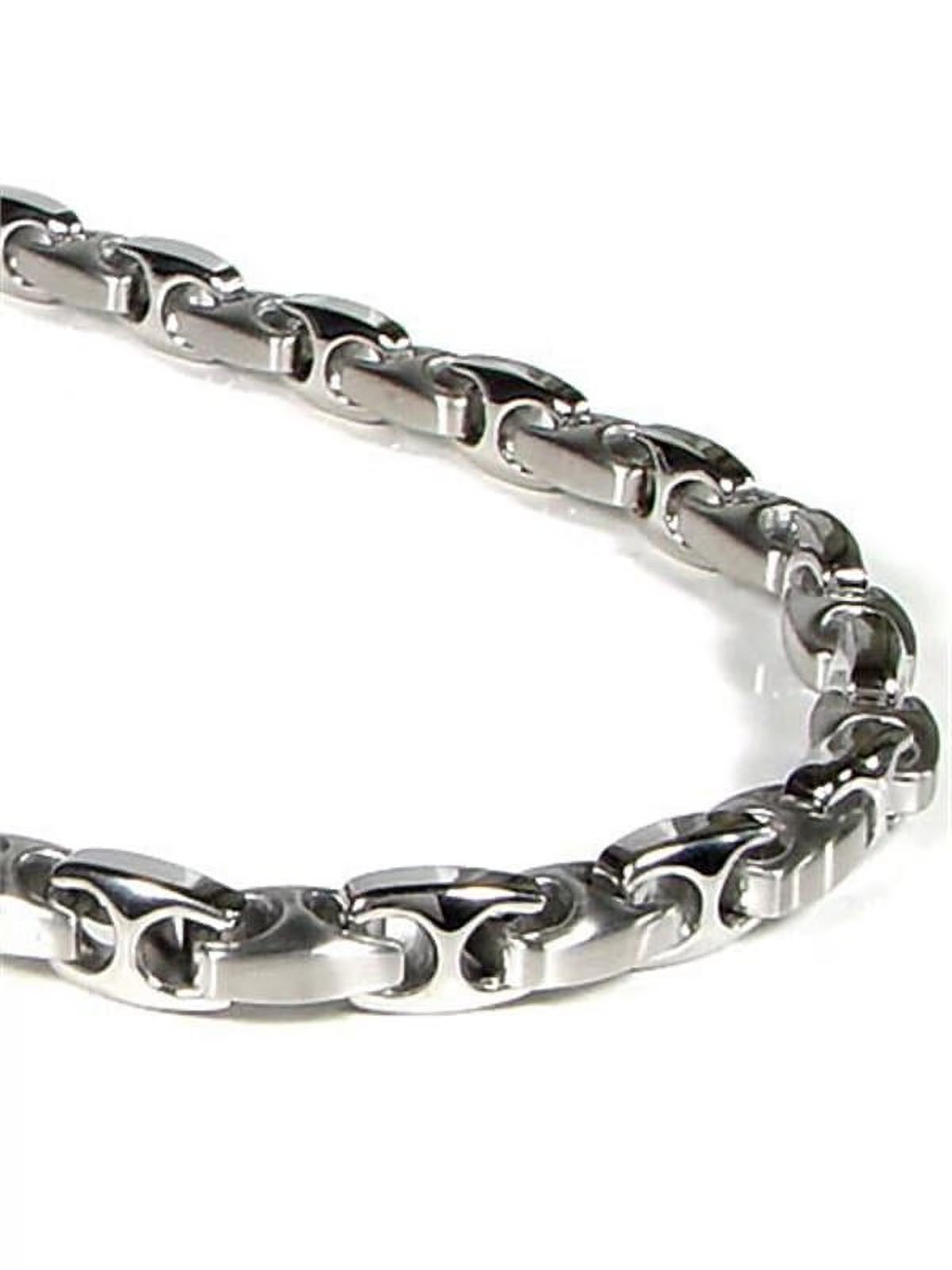 Titanium Stainless Steel Men's Two Tone Link Necklace Chain 20" A4556