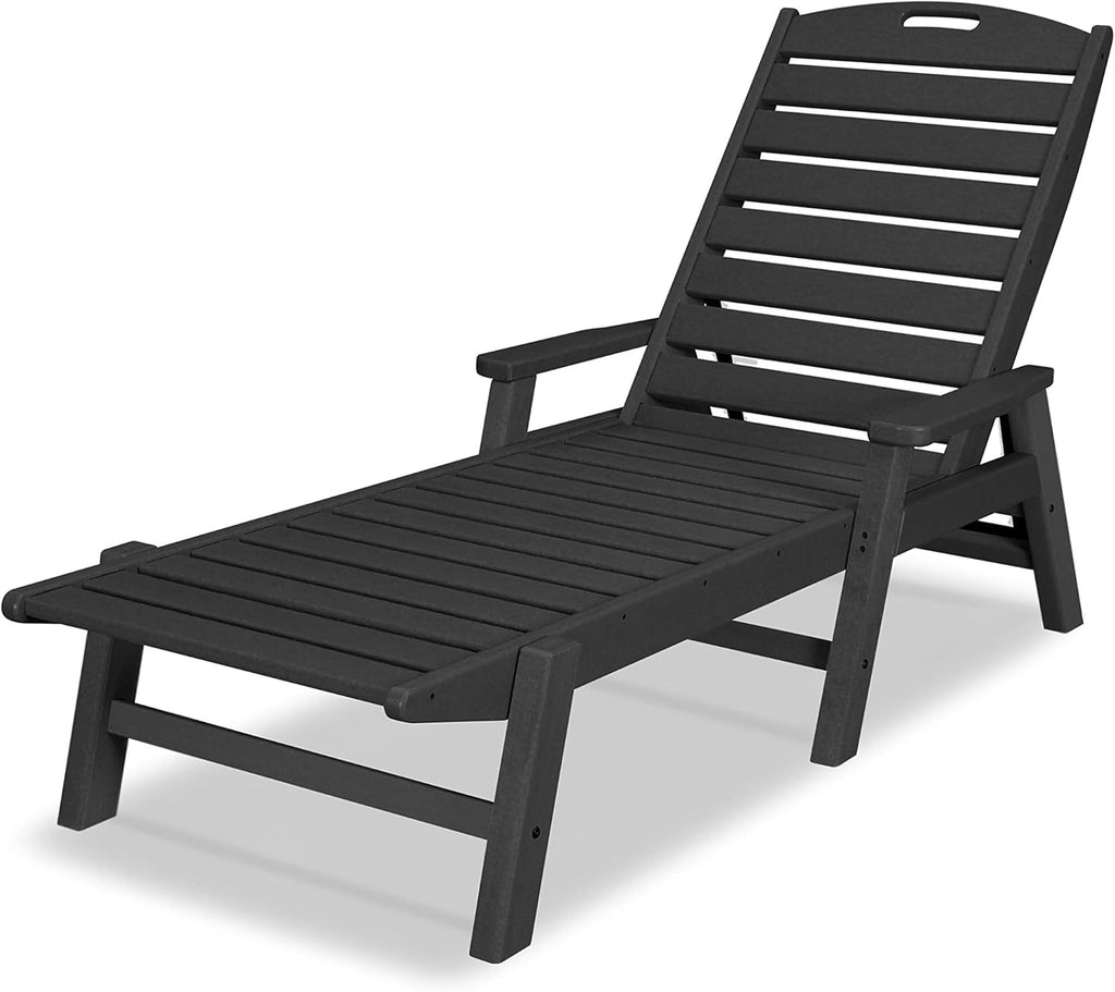 White Nautical Arms Chaise G16496