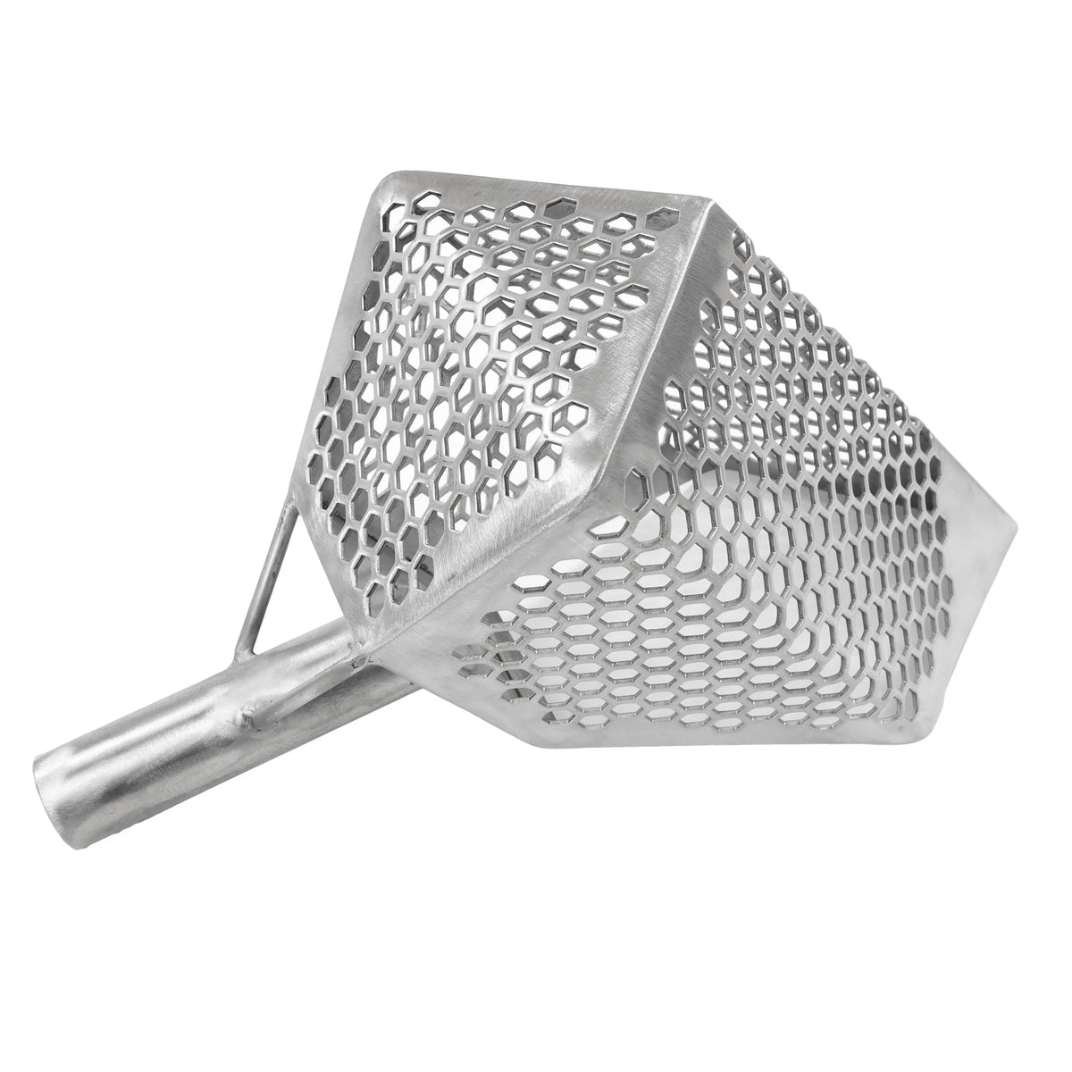 Stainless Metal Detector Sand Scoop with Hexagon Holes C217228