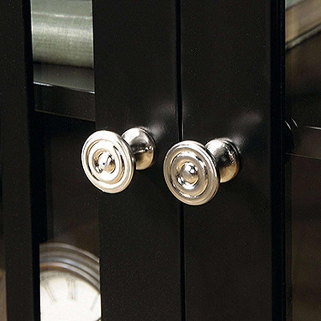 Black Accent Curio Cabinet D8135