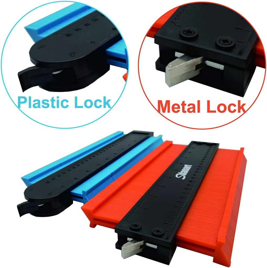 Contour Gauge with Lock, 10 Inch Profile Gauge Duplicator Tool E825