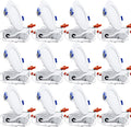 12-Pack 6 Inch LED Recessed Lighting with Junction Box, 4000K Cool White, Dimmable J171560