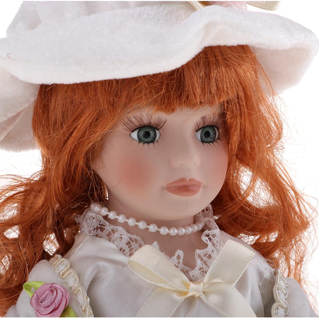 1/6 Scale Porcelain Doll Lady Figures I122308