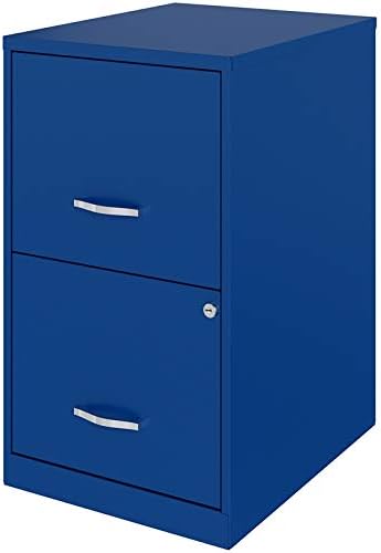 18in 2 Drawer Metal File Cabinet Teal K4536