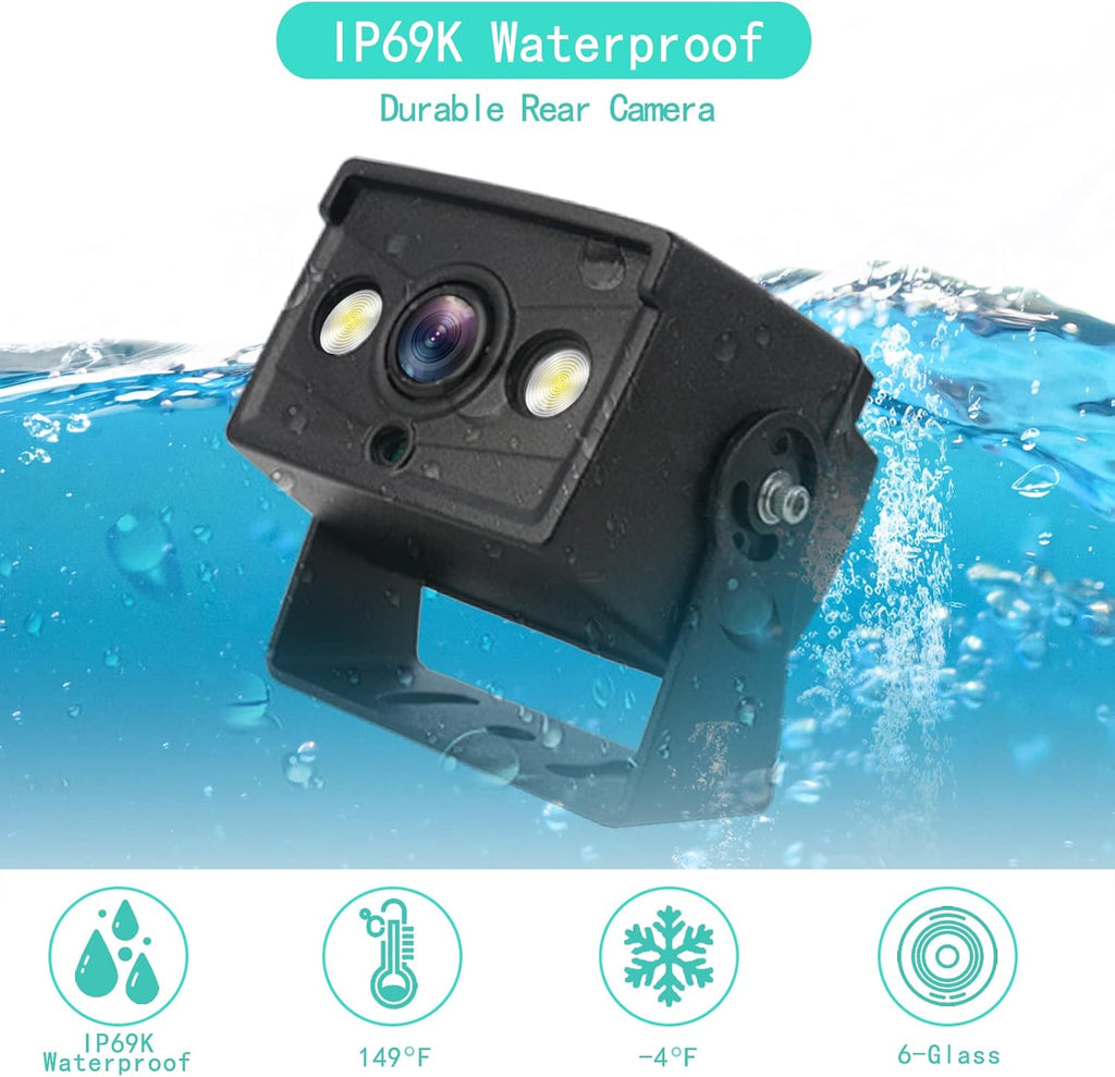 5 Inch 1080P Front/Rear View Wireless Backup Camera Kit R8613