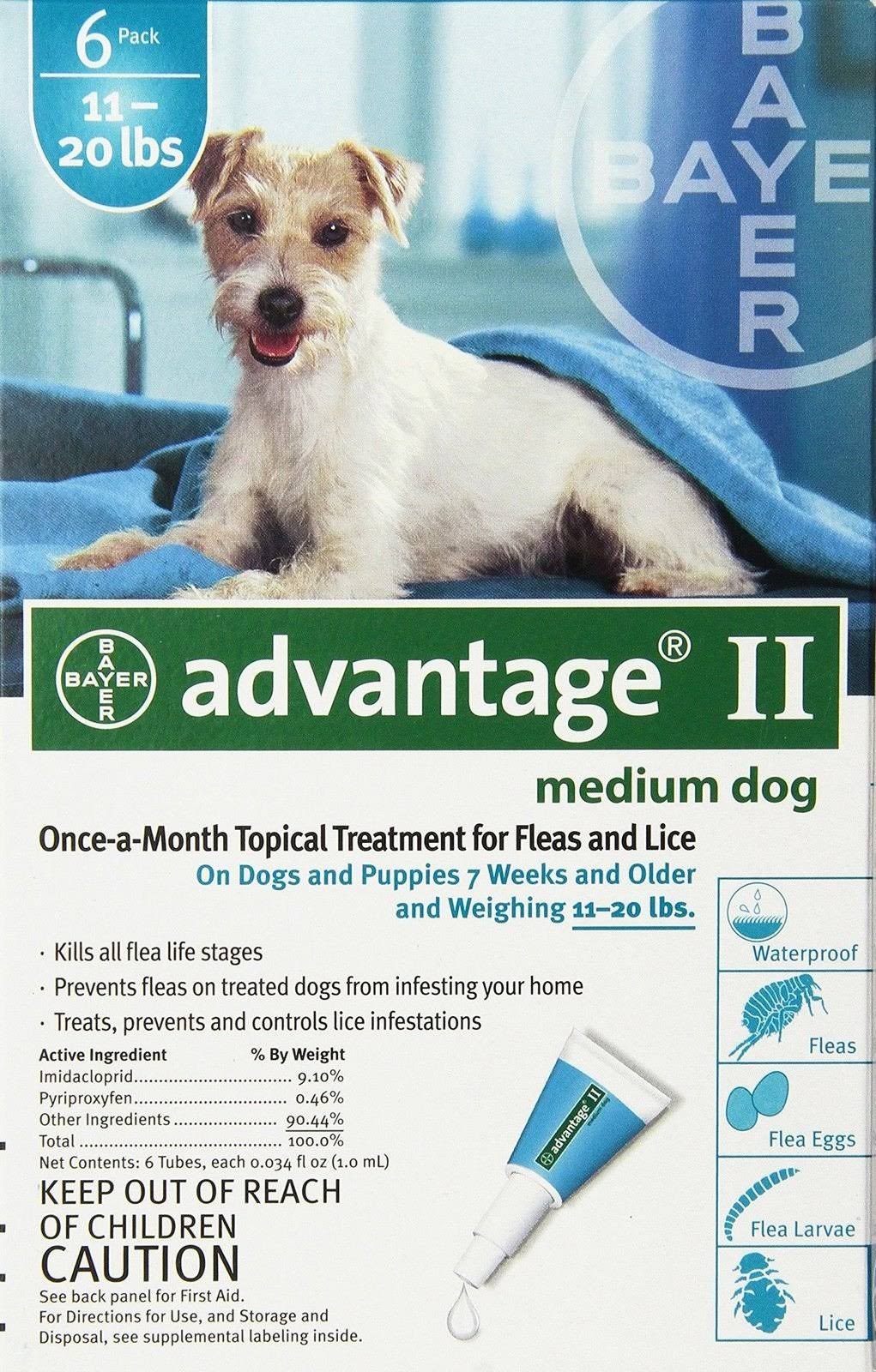 Topical Flea Treatment for Dogs 11-20 lbs (4 Applications) X2667