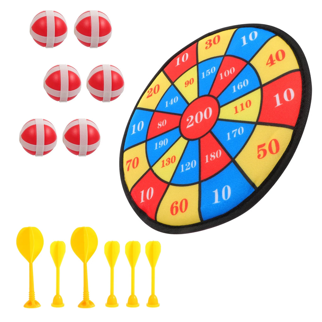 13Pcs Kids Sticky Balls Darts Board Toys G845341