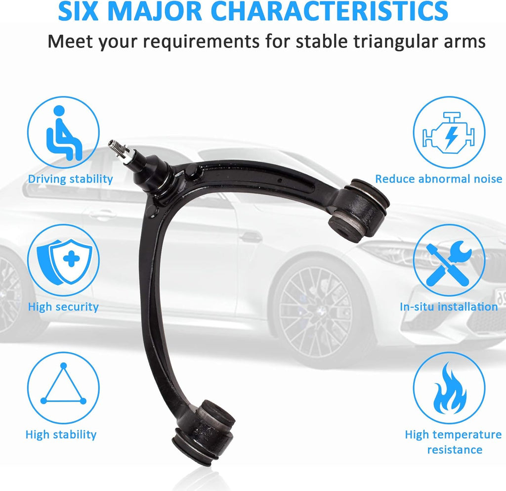 2Pcs Front Upper Control Arm with Ball Joint Assembly G5311