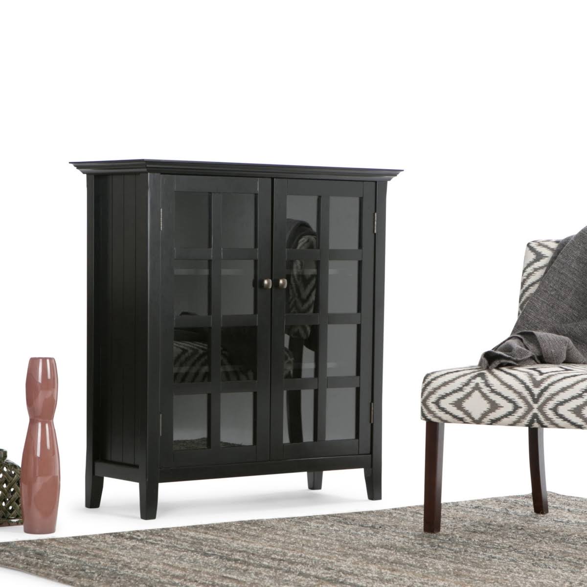 Black Medium Storage Cabinet J981862