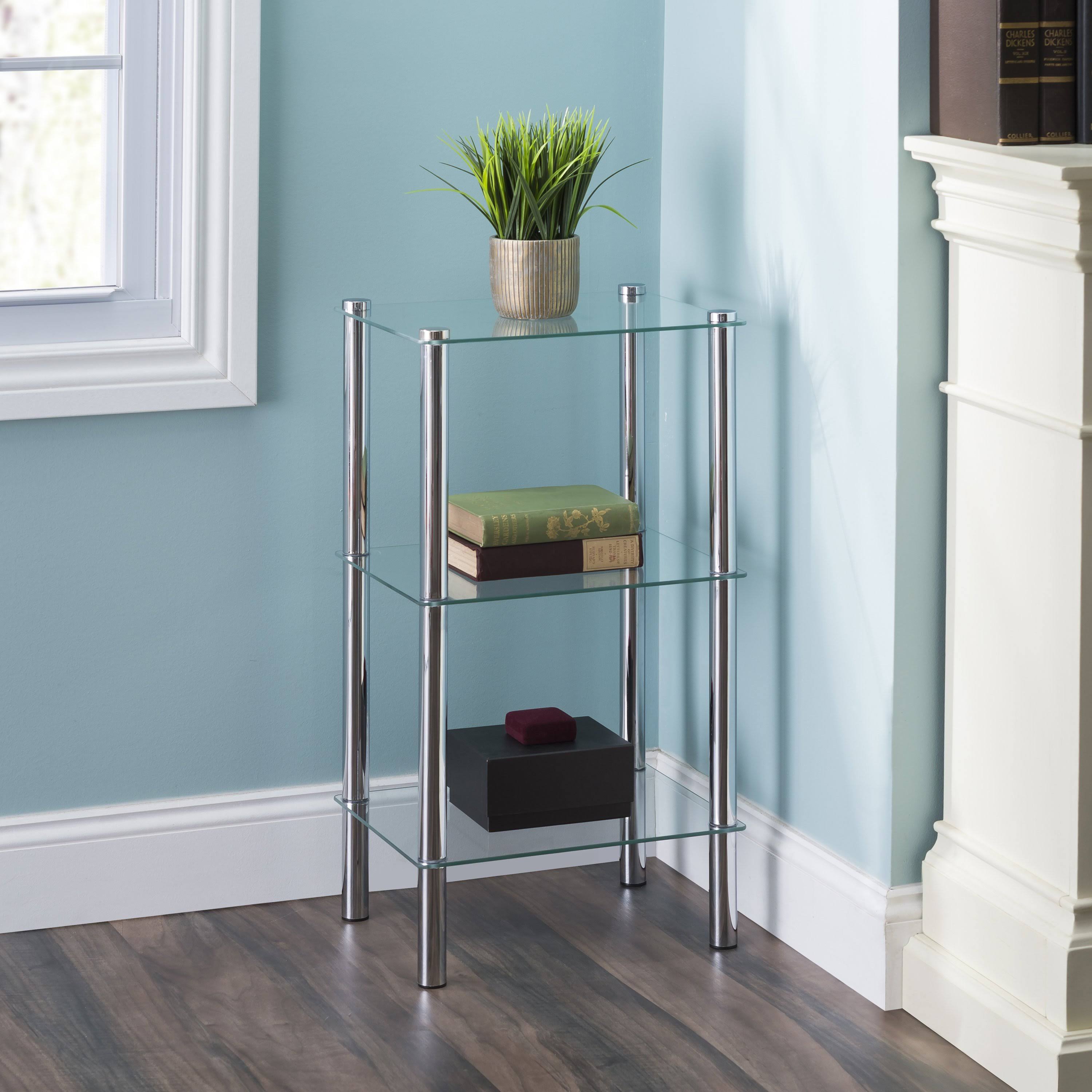3 Tier Rectangle Shelf Shelving H2259