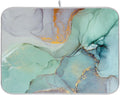 Green Marble Composite Sponge Dish Drying Mat 16x18Inch U172