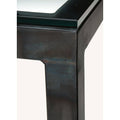 Walnut Top Bar Table with White Base O992