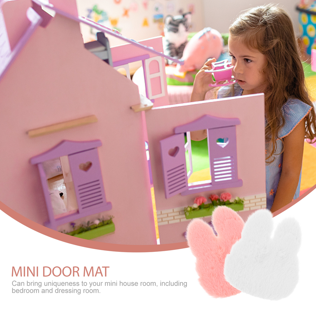 Rabbit Shaped Carpet 2 Pcs D951