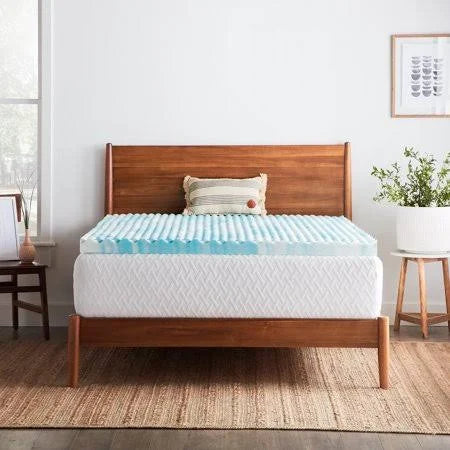 King Convoluted Gel Memory Foam Mattress Topper Q86140