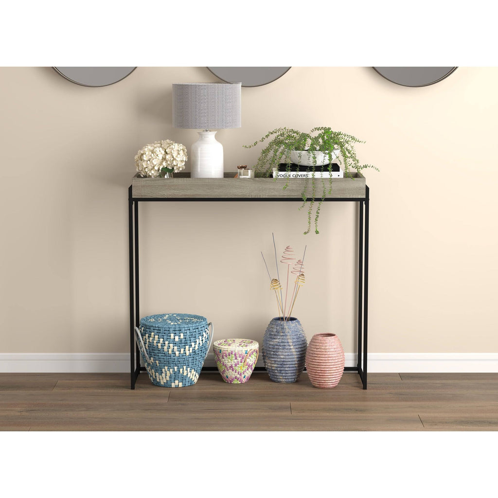 Dark Taupe Console Table G33280