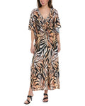Orange Maxi Dress J590