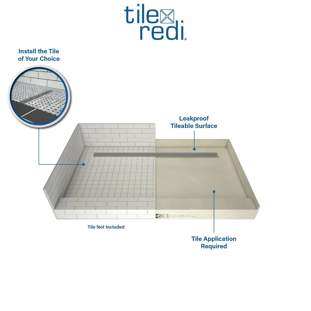 Redi Trench 30" X 60" Rectangular Shower Base X874764