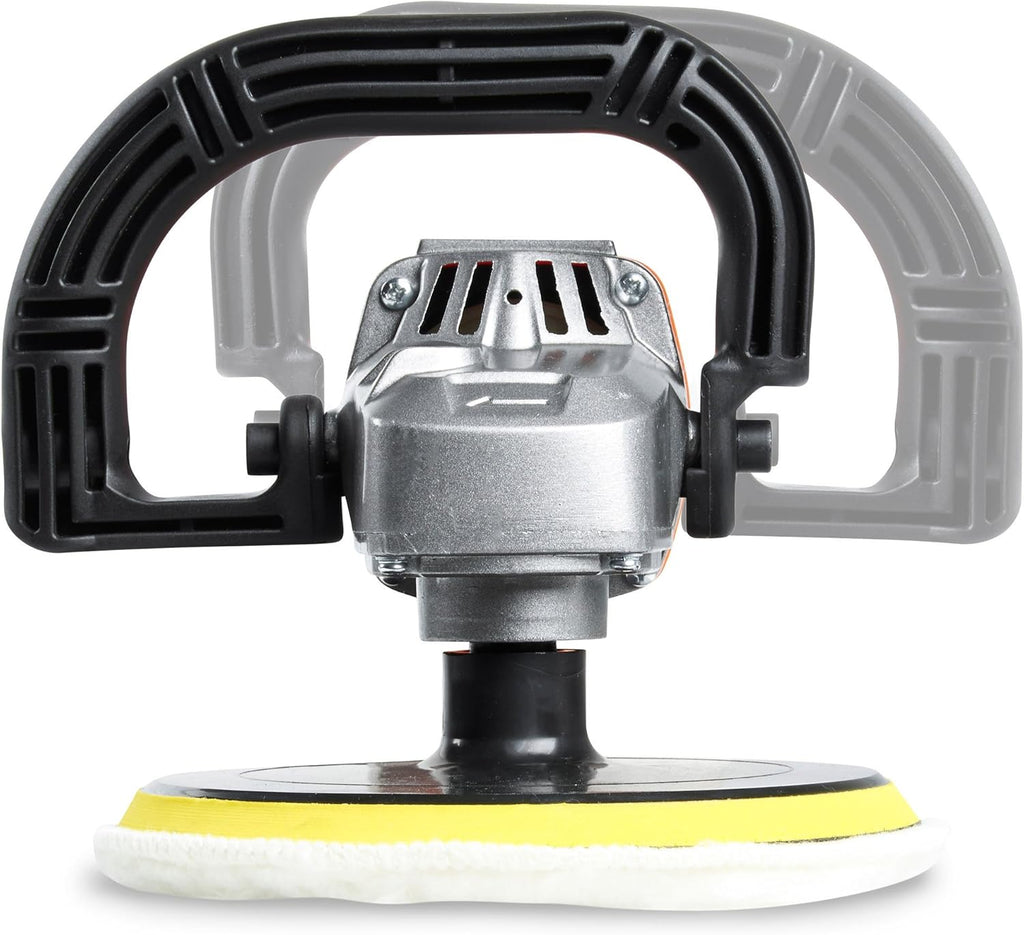 7-Inch Rotary Polisher with 7 Pads, 10-Amp, 600-3000 RPM R861747
