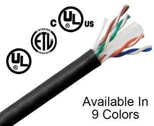 Cat6 Bulk Riser Ethernet Cable, Solid Copper UTP, 24 AWG 1000ft Green Q3539