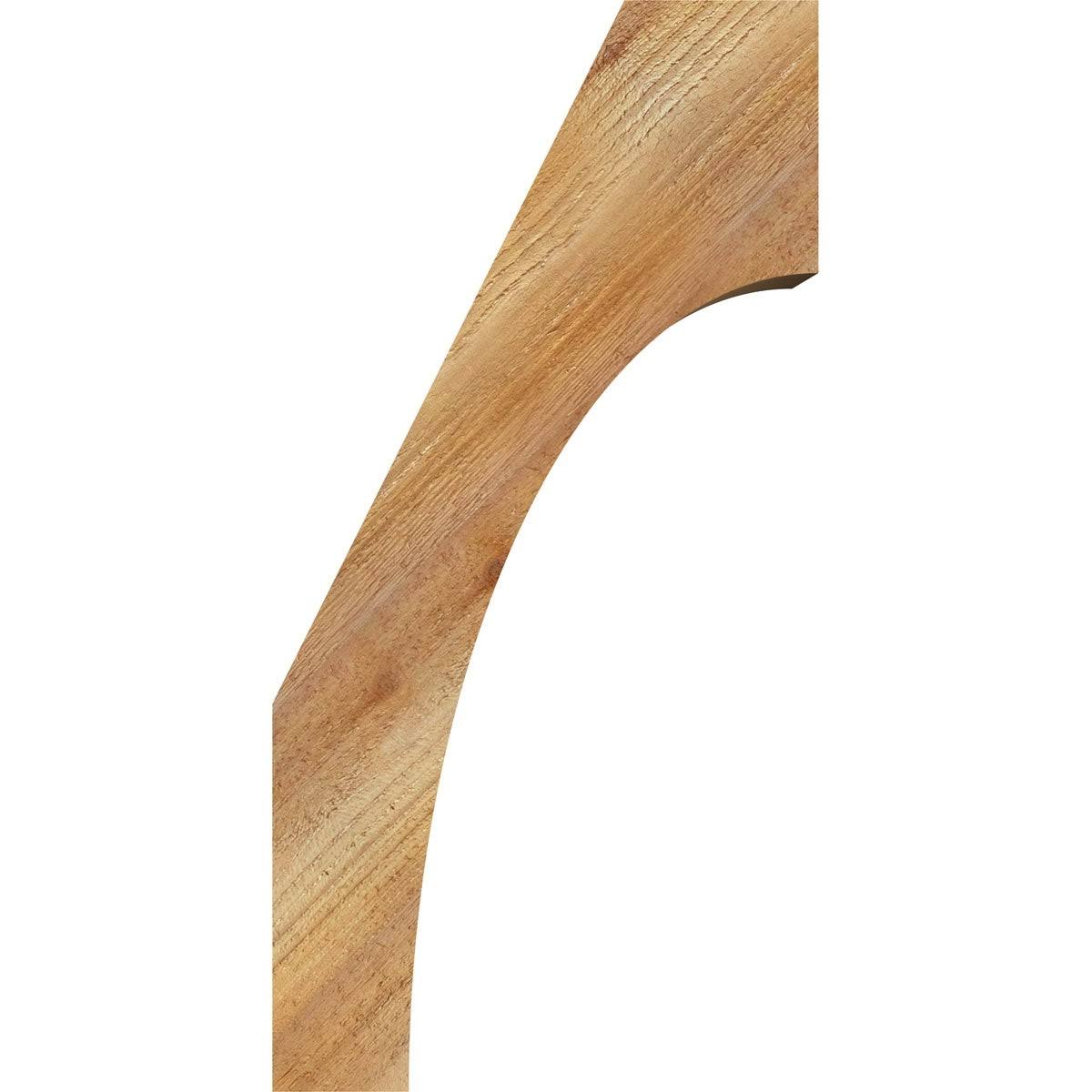 6x22W x 12x22D x 16x22H Rough Sawn Brace, Western Red Cedar D683