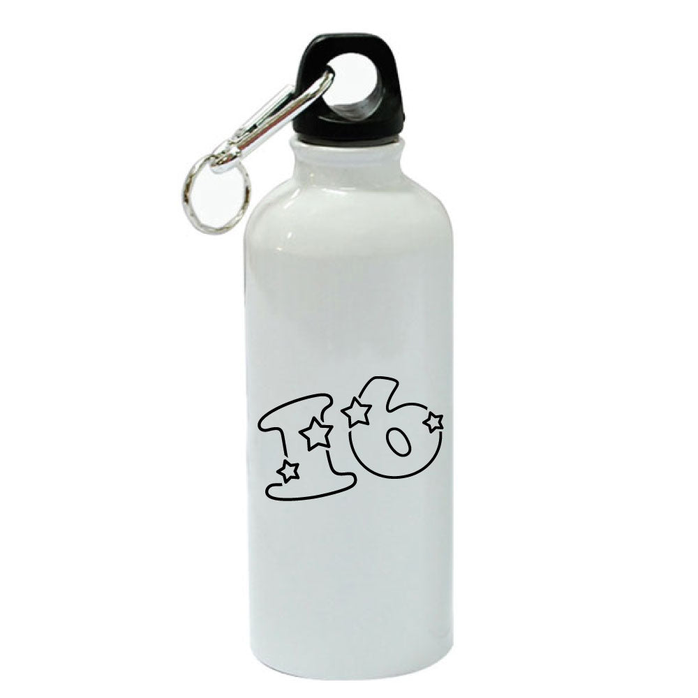 White Aluminum Sports 20 oz Water Bottle T531596