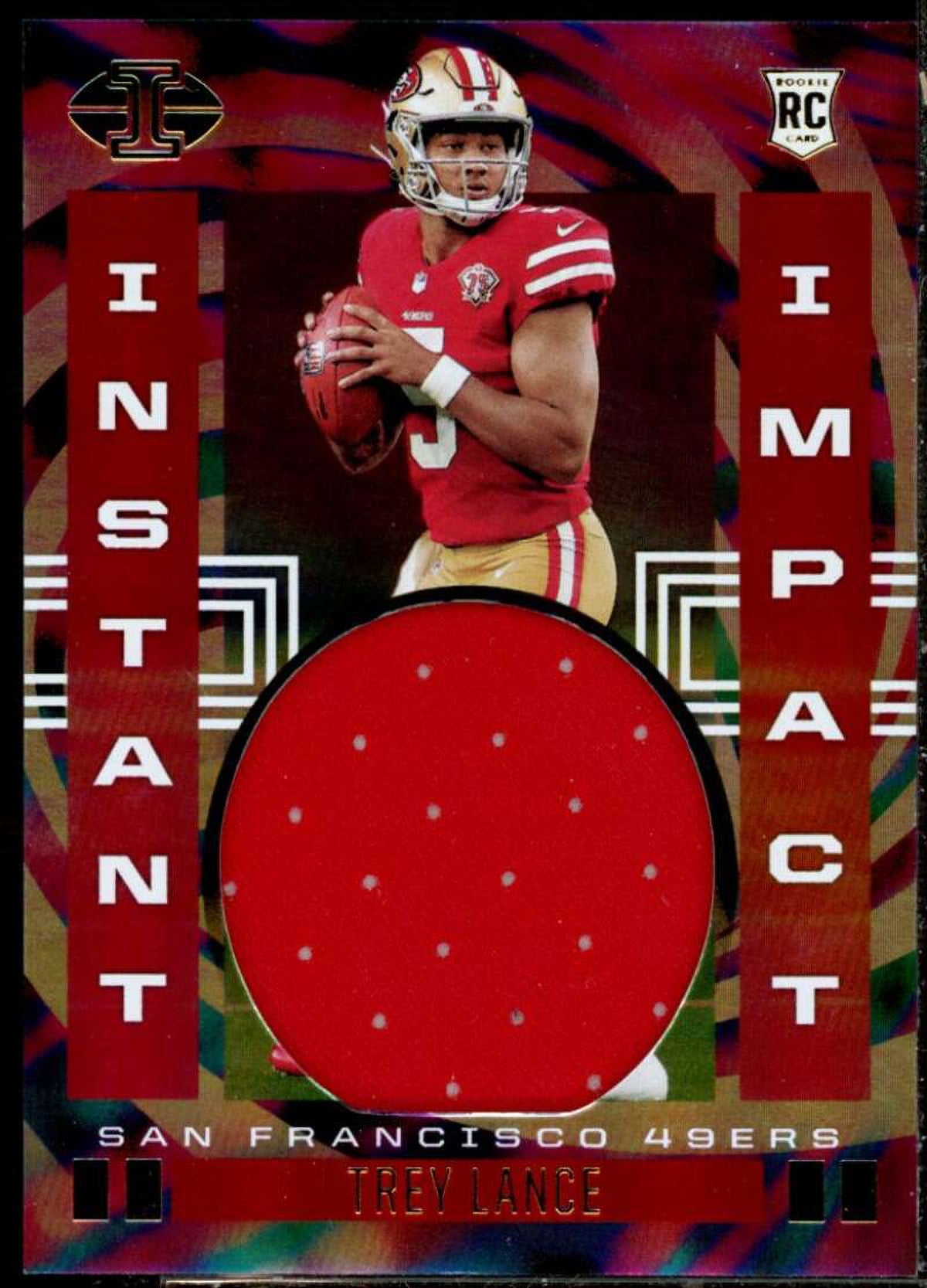 2021 Panini Illusions Instant Impact Jerseys Rookie Card #3 Q321