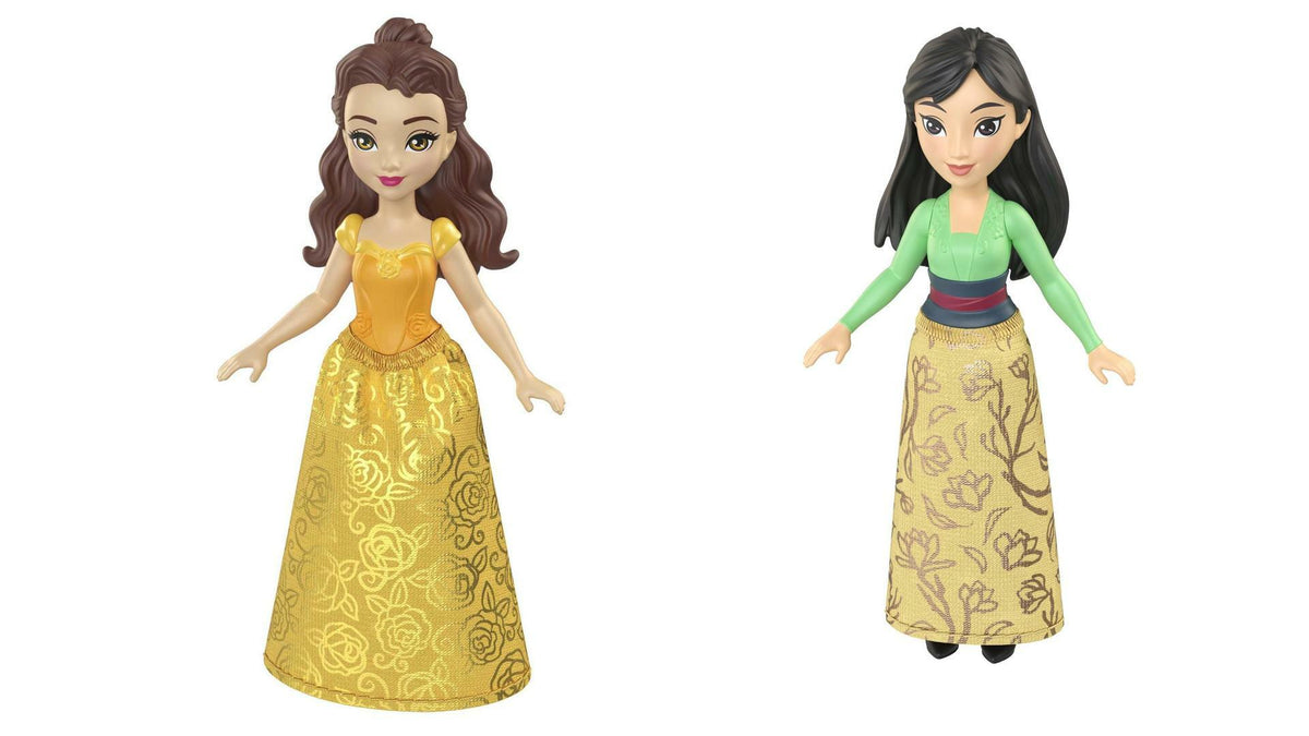 Disney Princess 3.5-inch Small Doll - Belle & Mulan M88977