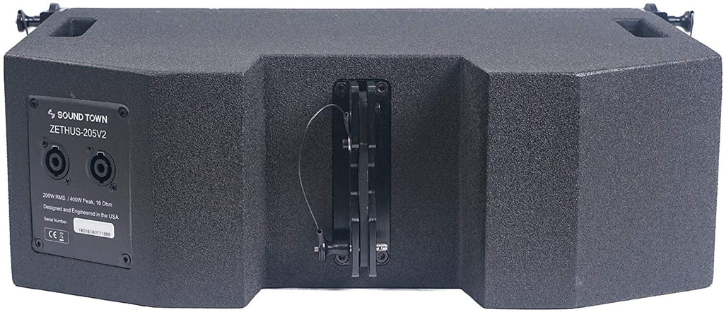 Line Array System with 10-inch Subwoofer and Four Dual 5-inch Speakers, Black S380185
