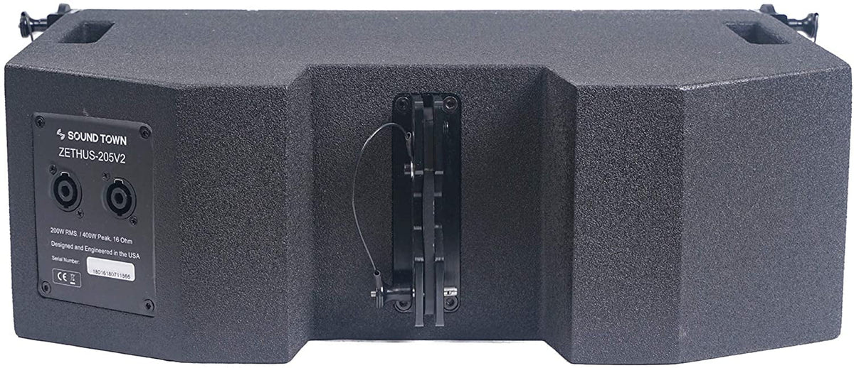 Line Array System with 10-inch Subwoofer and Four Dual 5-inch Speakers, Black S380185