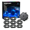 8 Pods RGBW LED Rock Lights with Bluetooth Controller V308
