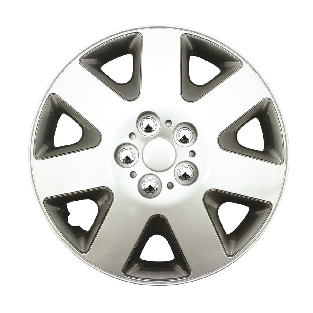 Silver 15" ABS Wheel Cover Pack of 4 R516587