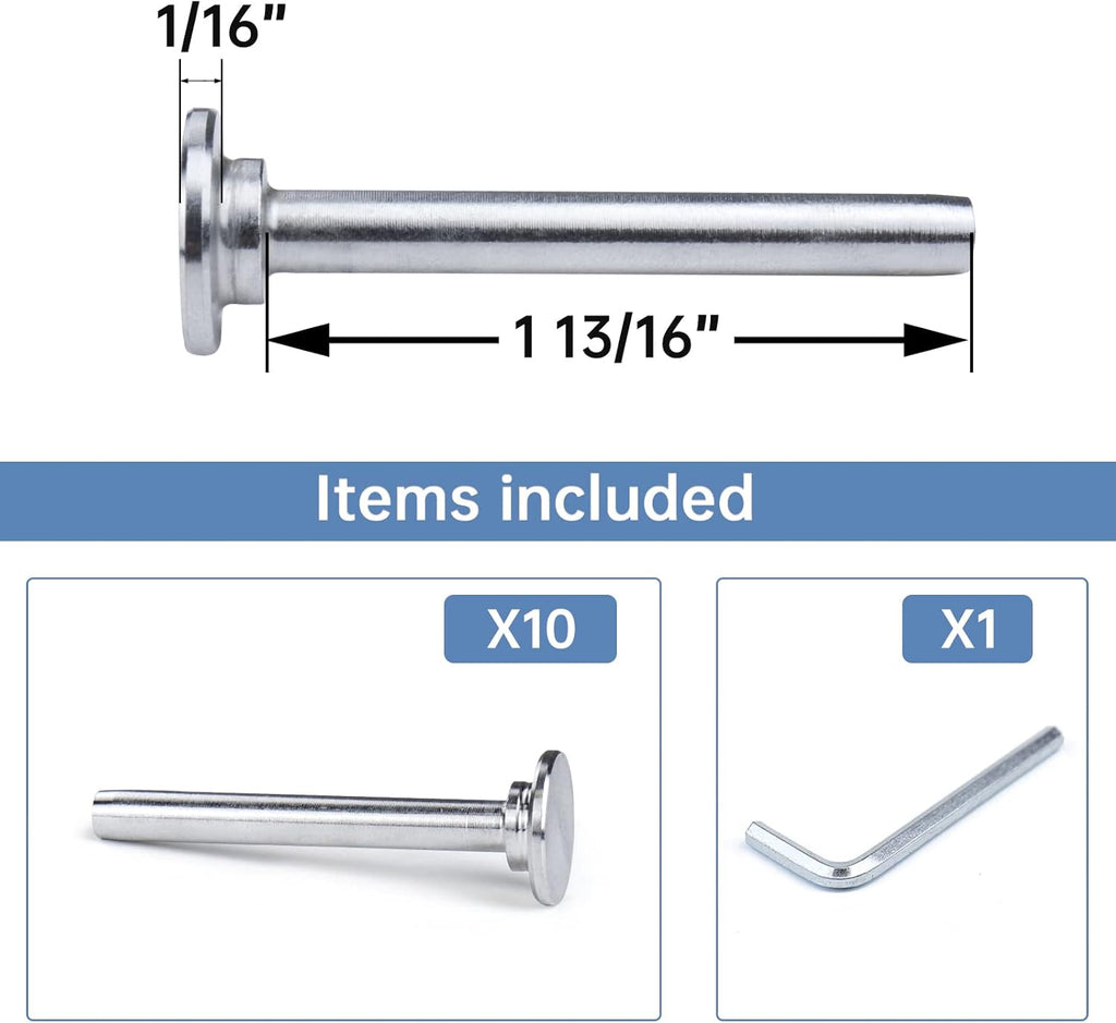 10Pack T316 Stainless Steel Cable Railing Kit T9509
