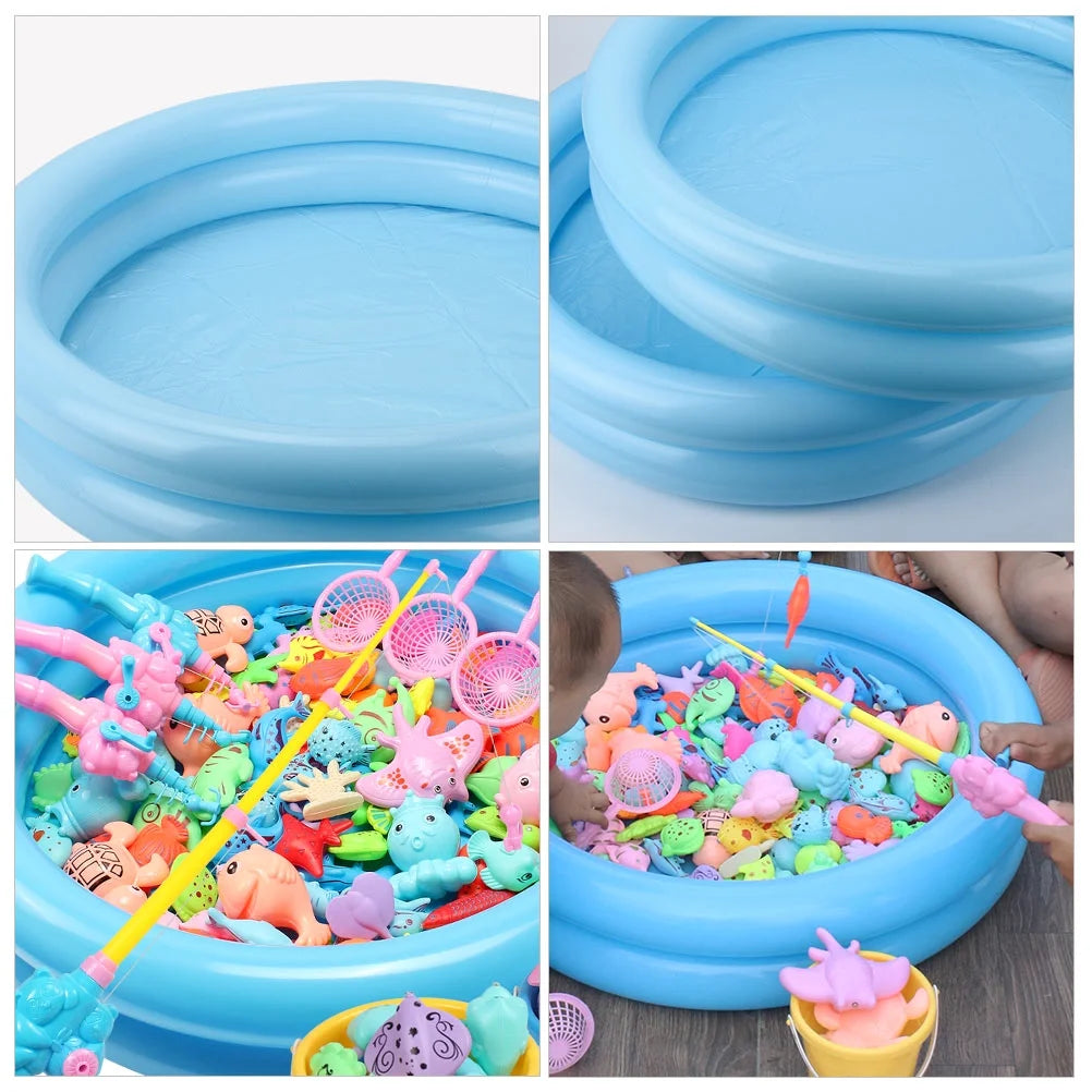 2 Pcs Plastic Sandbox Tray Swimming Pool Toys Q30448